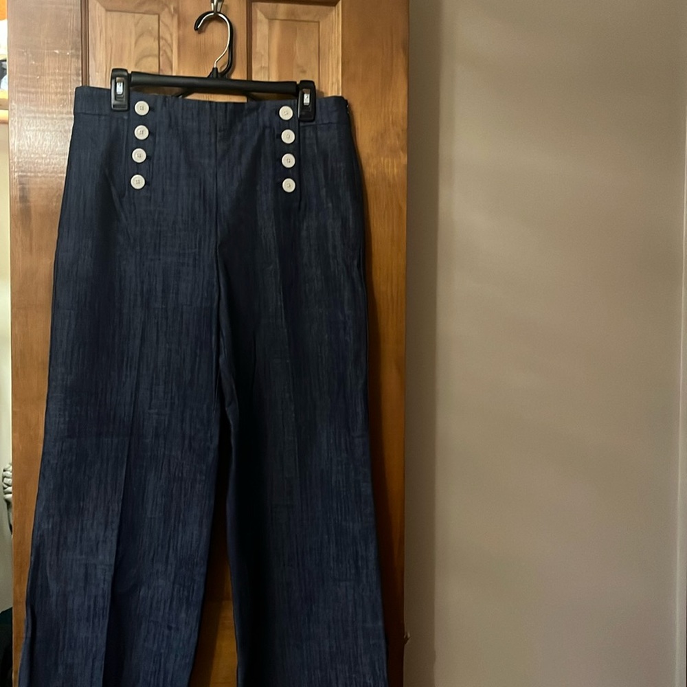 Loft Sailor Button Jeans -NEW